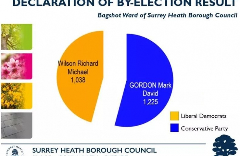 Bagshot & North Windlesham by-election result