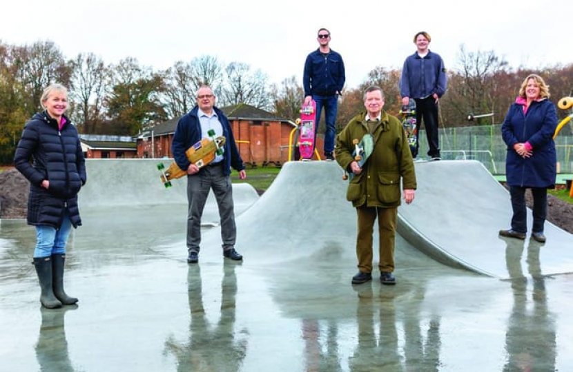 The new skate park in West End has opened