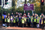 Pictured, the opening of the new school crossing at Ravenscote Junior School