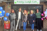 Pictured, Cllr Rebecca Jennings-Evans and the Mayor of Surrey Heath Cllr Helen Whitcroft at Frimley Lodge Café