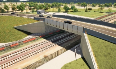 CGI rendering of the bridge design